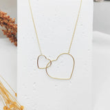 Collier Double Coeur