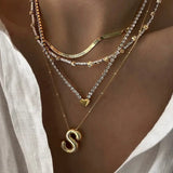 Collier lettre Dania