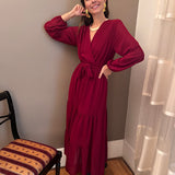 Robe Lola Bordeaux