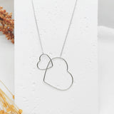 Collier Double Coeur