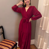 Robe Lola Bordeaux