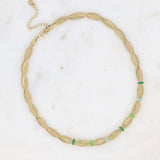 Collier Olivia Vert