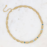 Collier Olivia bleu