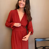 ROBE JESSA TERRACOTA